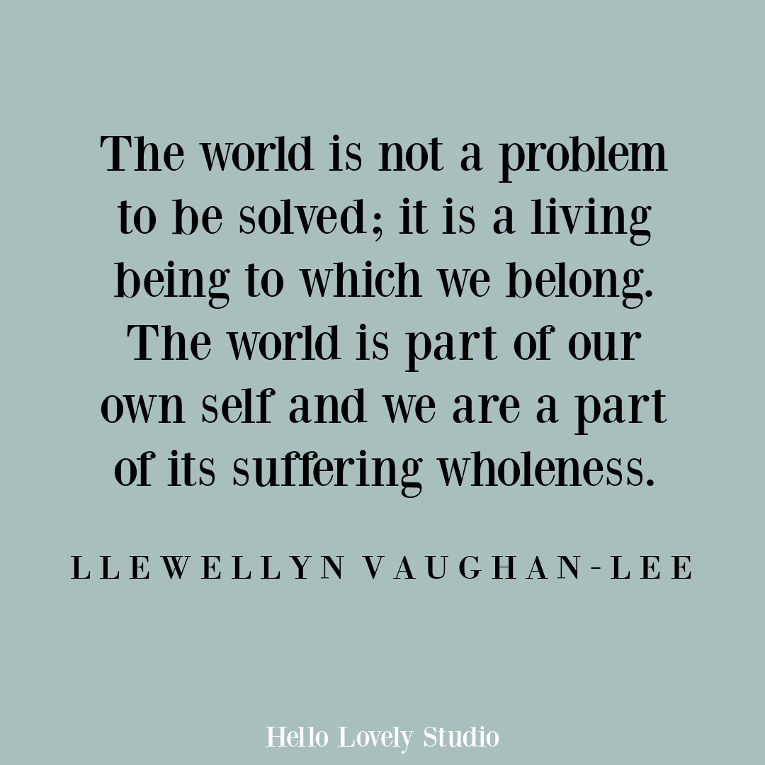 Llewellyn Vaughan-Lee inspirational quote on Hello Lovely Studio. #wisdomquotes