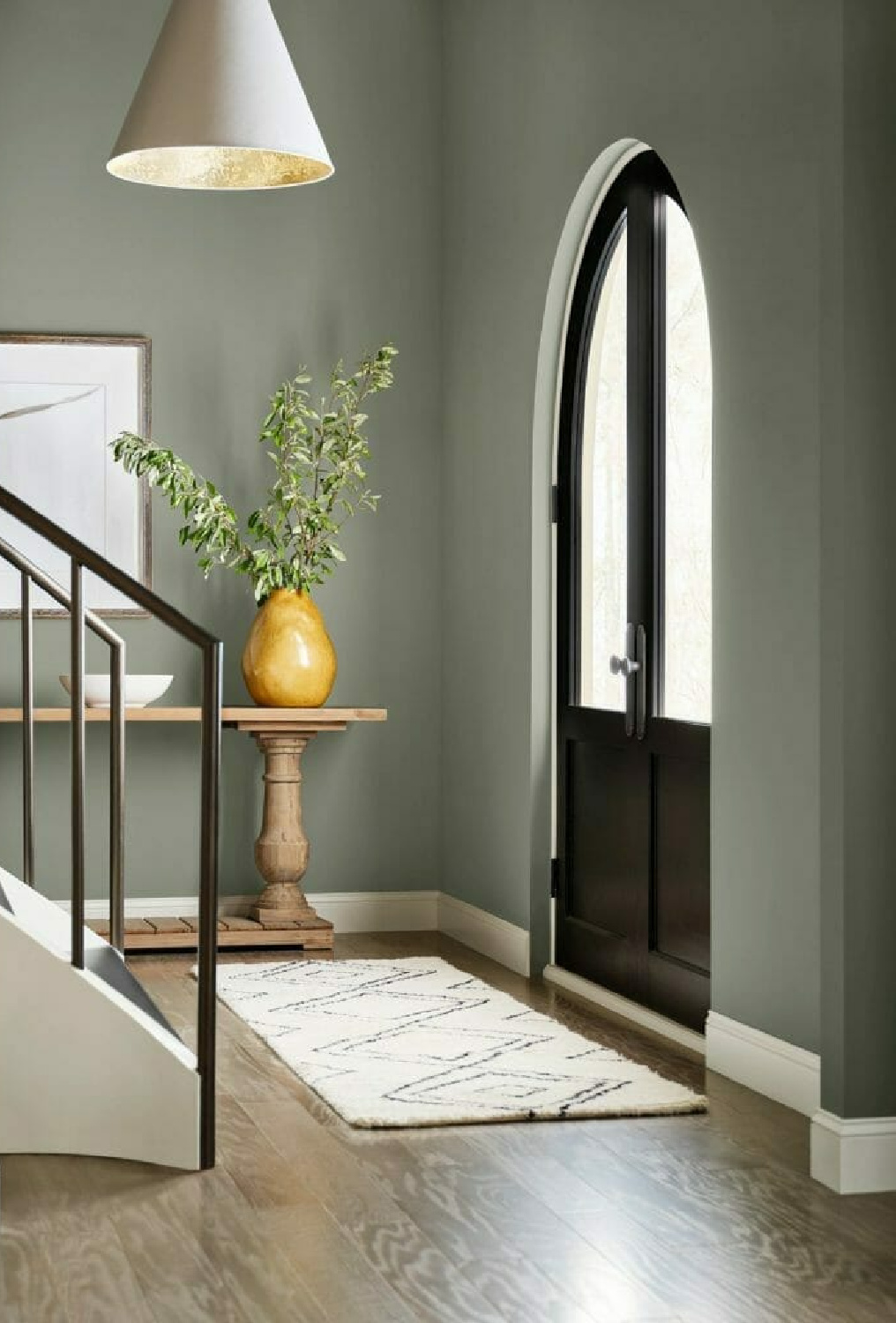 October Mist 1495 - Benjamin Moore's 2022 color of the year - Hello Lovely. #octobermist #paintcolors #sagegreen #benjaminmoore