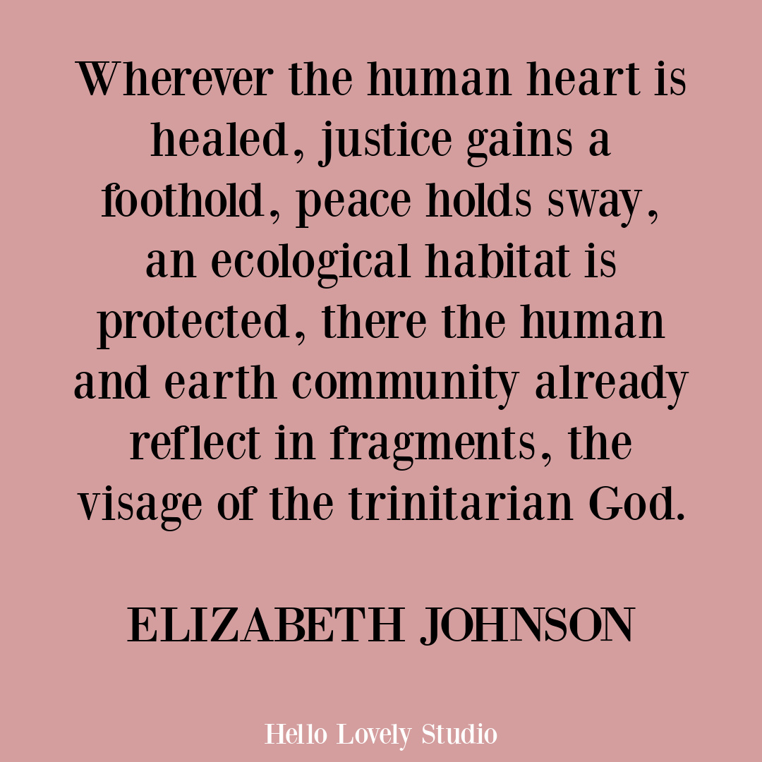Spiritual quote by Elizabeth Johnson. #christianityquote #faithquotes