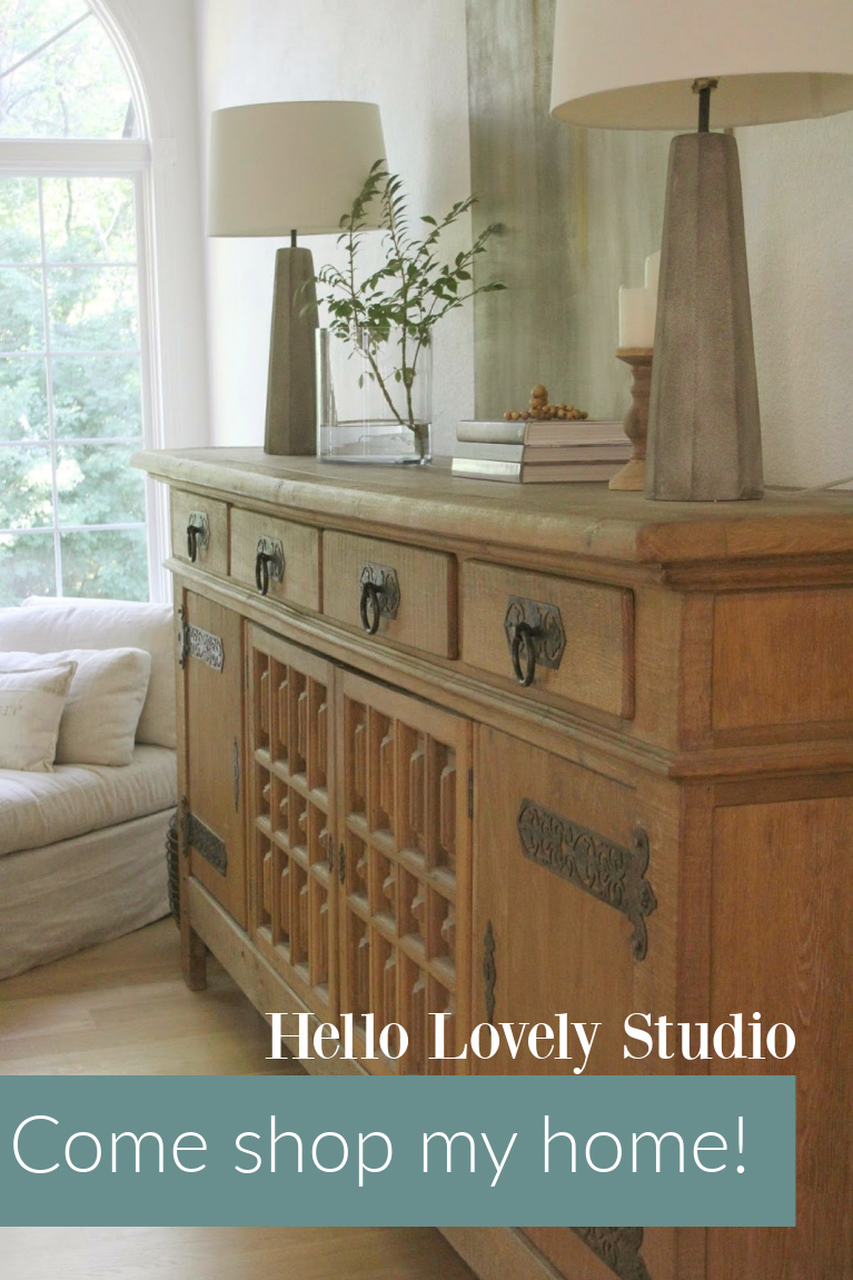 Come shop my home - Hello Lovely Studio. #getthelook #hellolovelystudio #europeancountry #modenrfrench