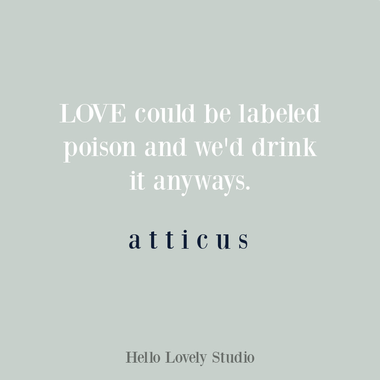 Atticus poem and quote about love. #lovequotes