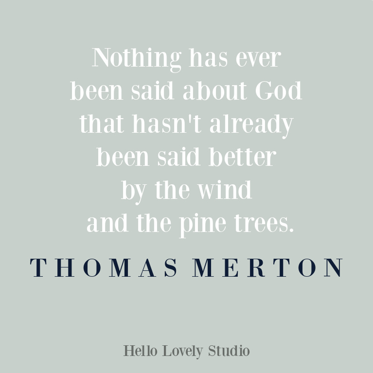 Thomas Merton inspirational quote on Hello Lovely Studio. #thomasmerton #inspirationalquotes #spirituality #christianity