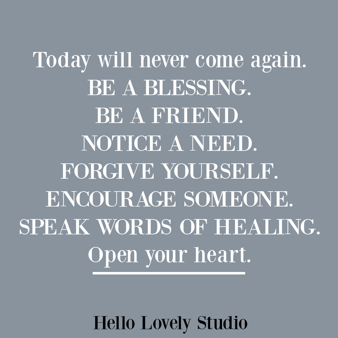 Blessing quote on Hello Lovely Studio. #blessingquote #wordsofblessing #kindnessquotes