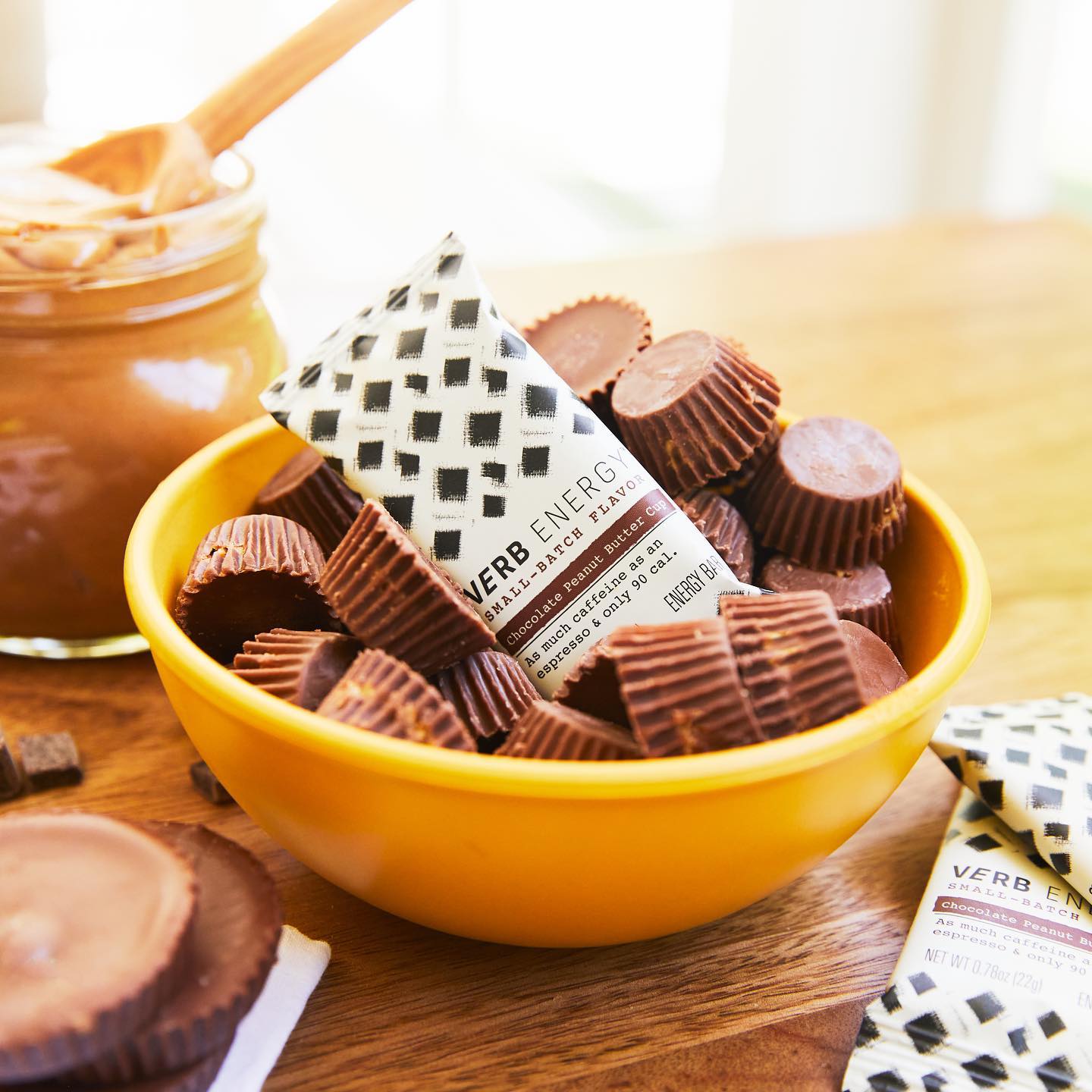Peanut butter cup Verb Energy bars. #verbbars