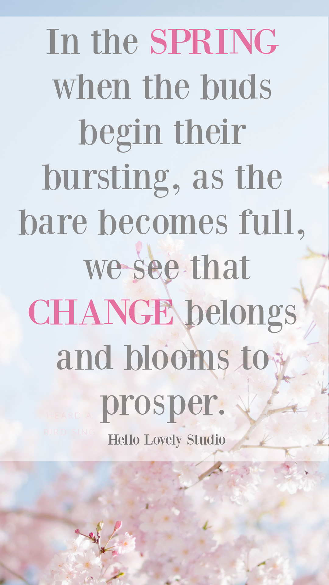 Spring quotes inspirational to welcome hope and encourage wholeness - Hello Lovely Studio. #springquotes #personalgrowthquotes