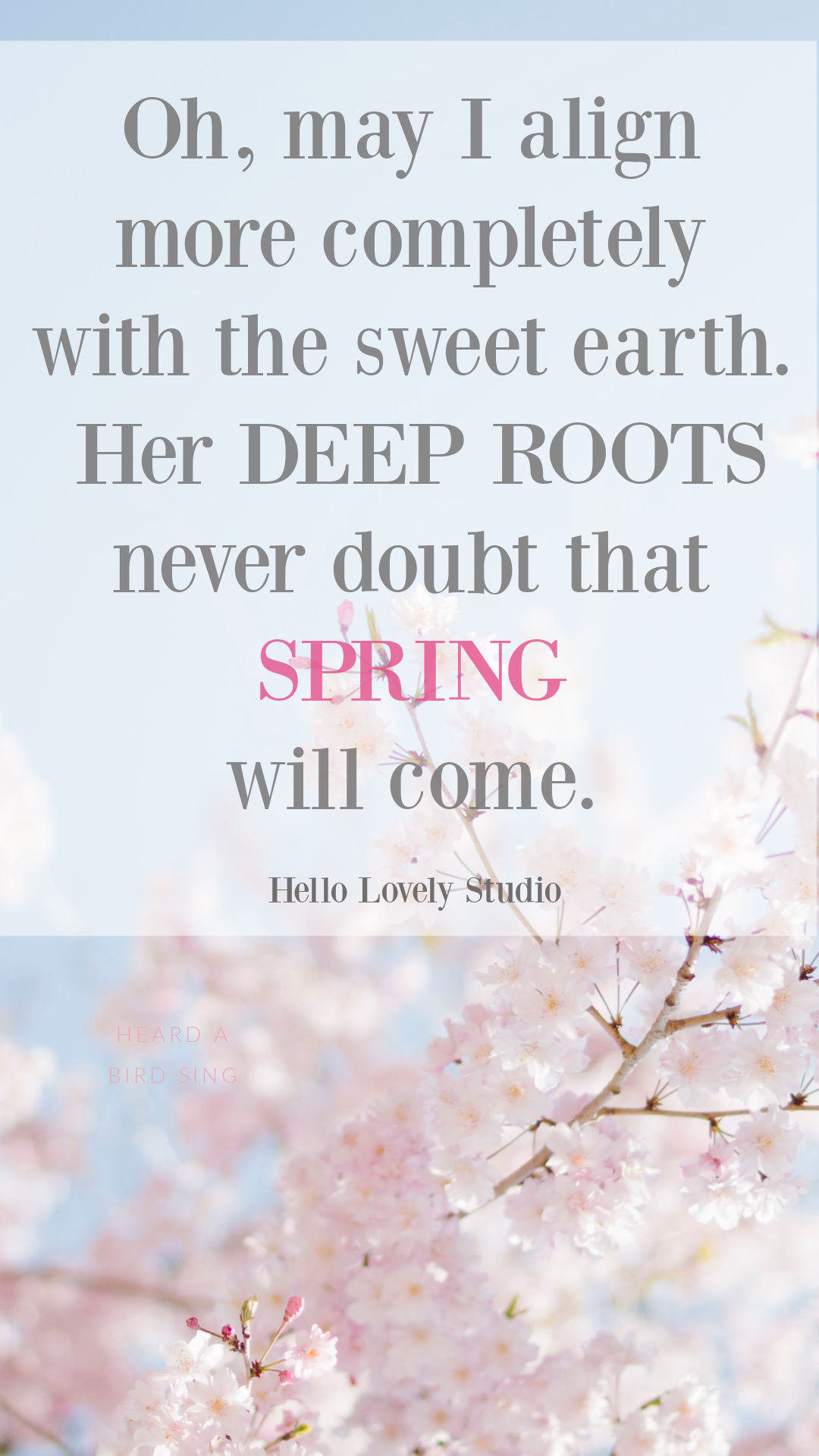 Spring quotes inspirational to welcome hope and encourage wholeness - Hello Lovely Studio. #springquotes #inspirationalspringquotes