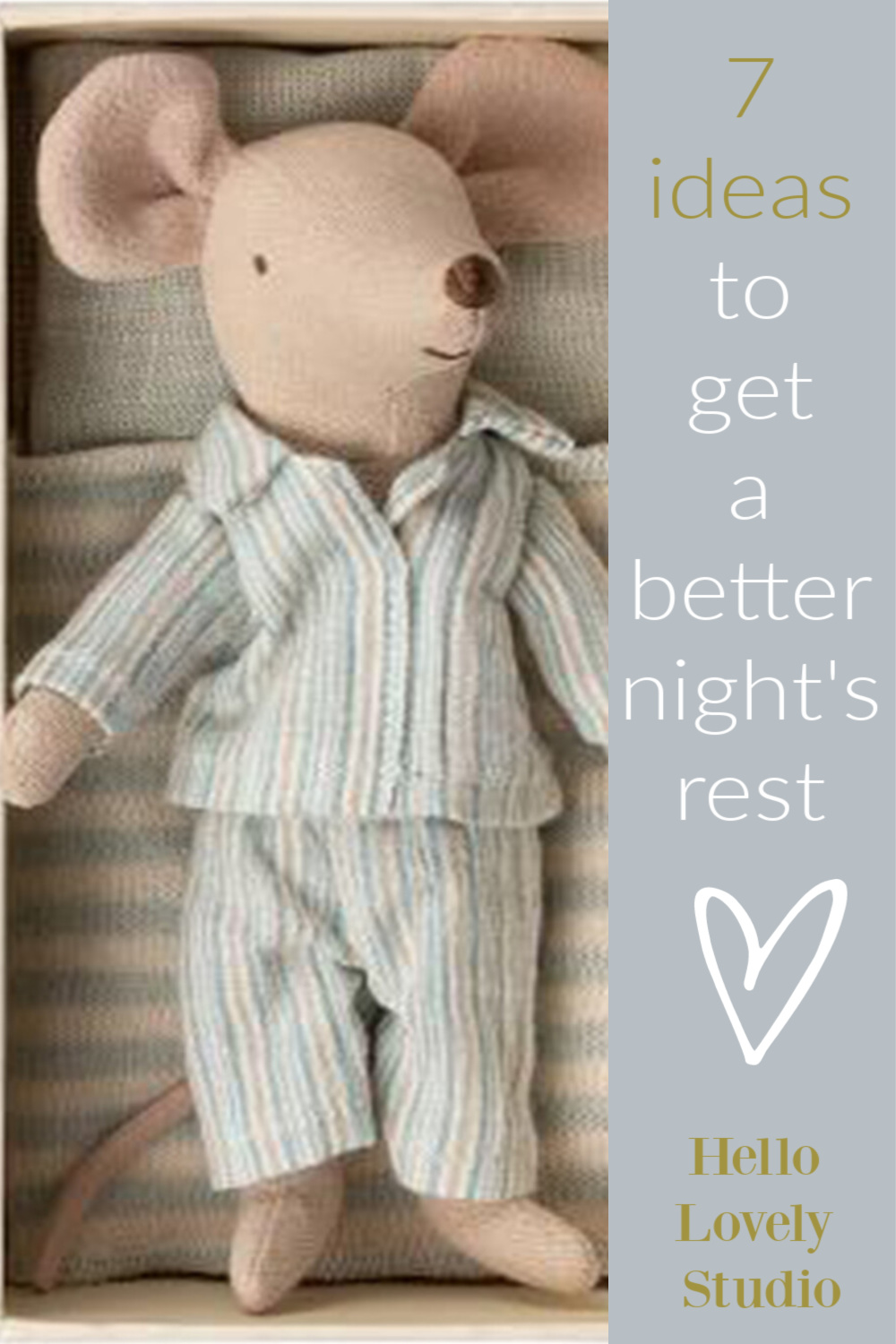 7 Ideas to Get a Better Night's Rest on Hello Lovely Studio. #sleepbetter #sleepideas #insomnia #sleephealth