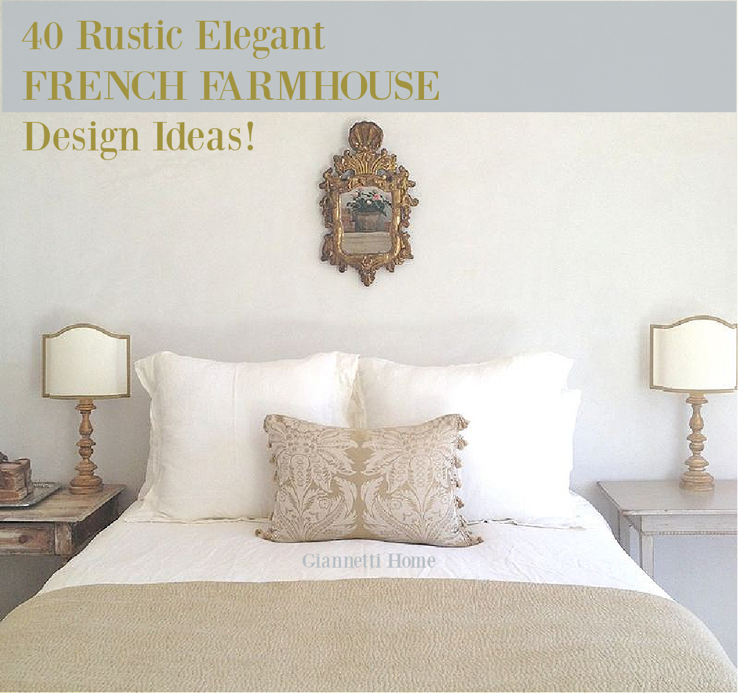 40 rustic elegant French farmhouse design ideas on Hello Lovely Studio. #interiordesign #frenchfarmhouse #frenchcountry #decorating