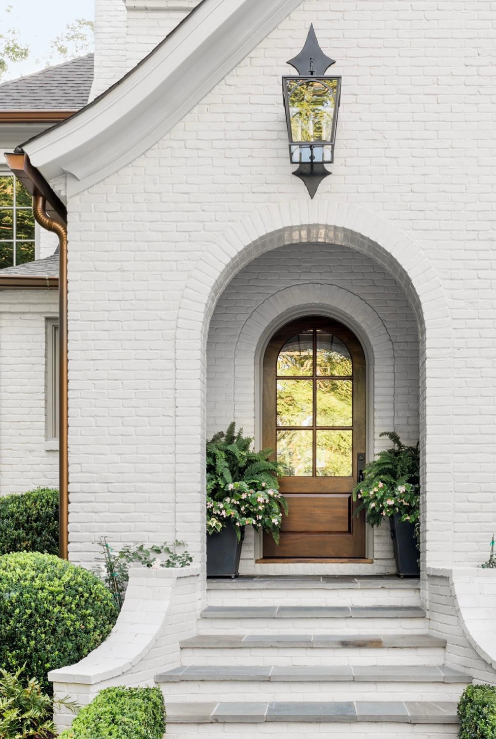 Gorgeous White Homes + White Exterior Paint Colors to Try Now! - Hello Lovely Gorgeous White Homes + White Exterior Paint Colors To Try Now! - Hello Lovely