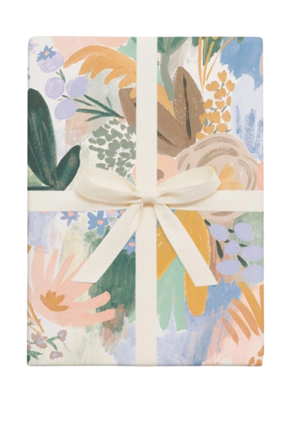Luisa wrapping sheets gift wrap from Rifle Paper co - a gorgeous floral print in pastel colors to cheer.