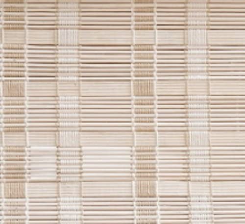 Whitewash bamboo light filtering Roman shade.