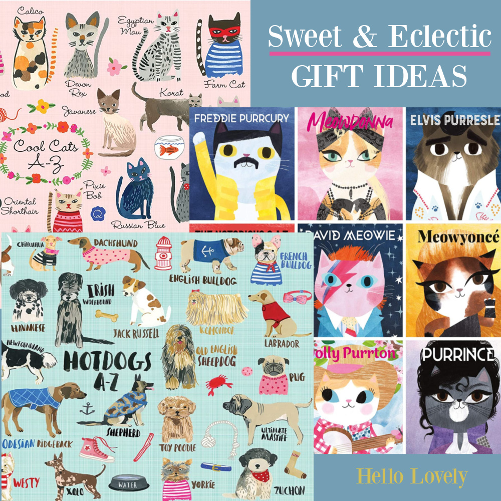 Sweet eclectic gift ideas on Hello Lovely Studio.