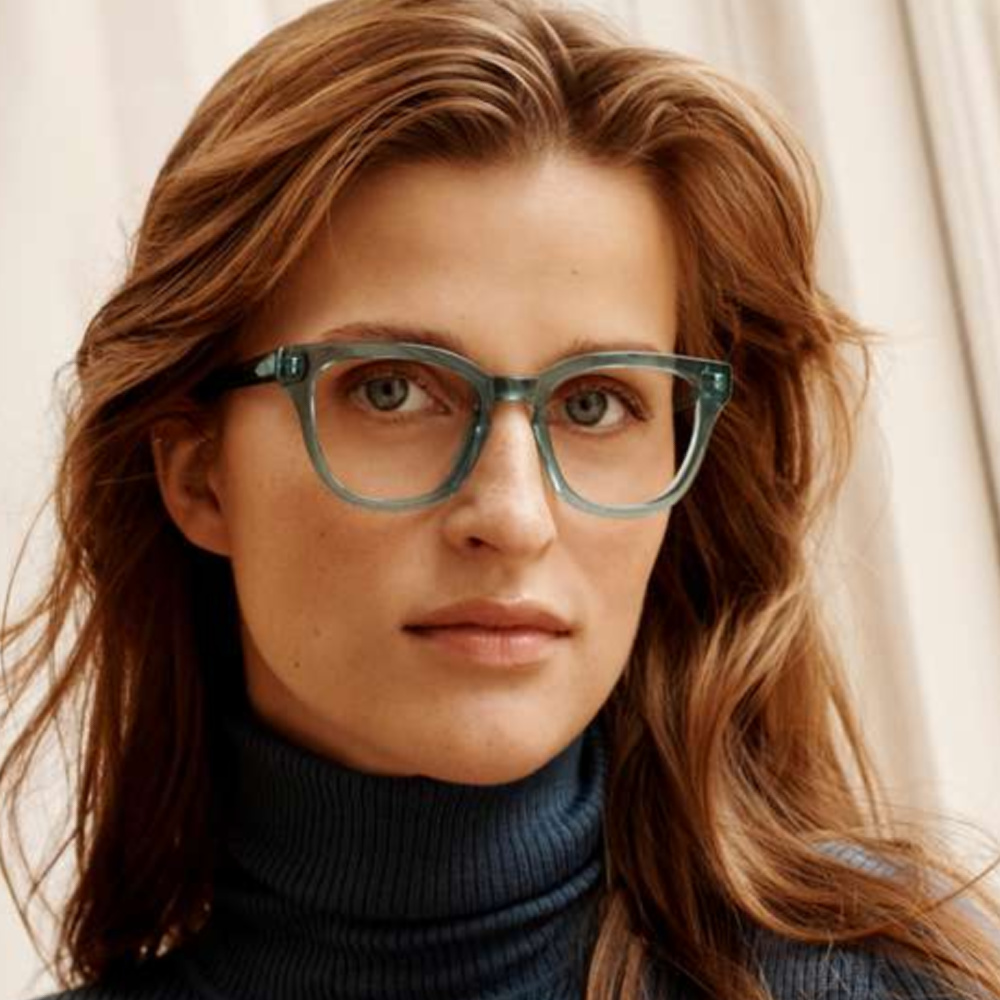 Warby Parker women's blue eyeglasses. #warbyparker #eyeglasses #blueglasses