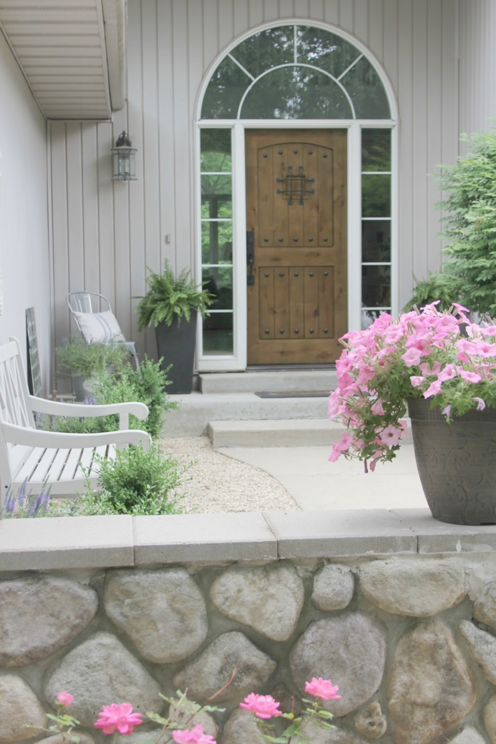 European farmhouse style and French Nordic cottage decor in our fixer upper - Hello Lovely Studio. Come see the renovation photos in Before & After: European Country Style Fixer Upper.