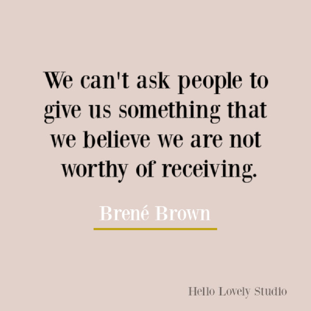 Brene Brown inspirational quote about courage, belonging, vulnerability, and integrity. #brenebrown #inspirationalquotes #wisdomquotes #selfkindness #spiritualtransformation #quotes #vulnerabilityquotes #couragequotes #selfawareness