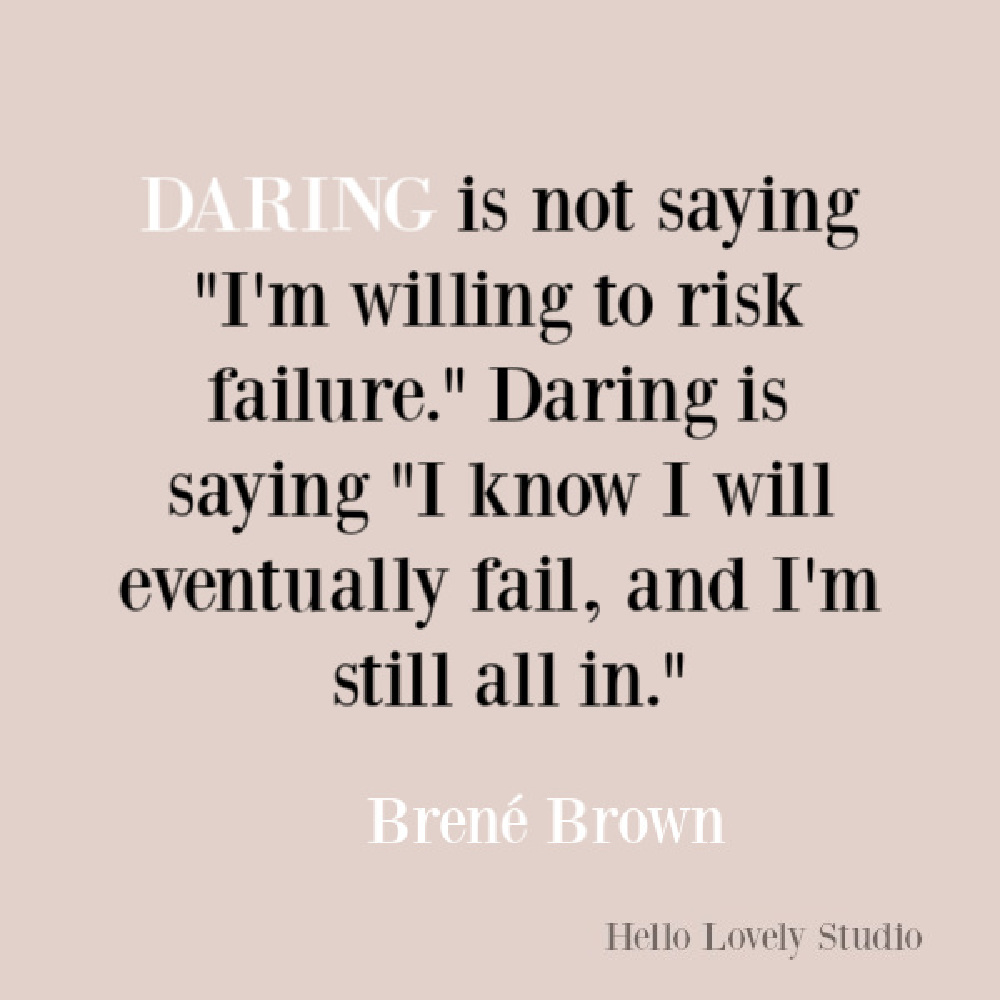 Brene Brown inspirational quote about courage, belonging, vulnerability, and integrity. #brenebrown #inspirationalquotes #wisdomquotes #selfkindness #spiritualtransformation #quotes #vulnerabilityquotes #couragequotes #selfawareness