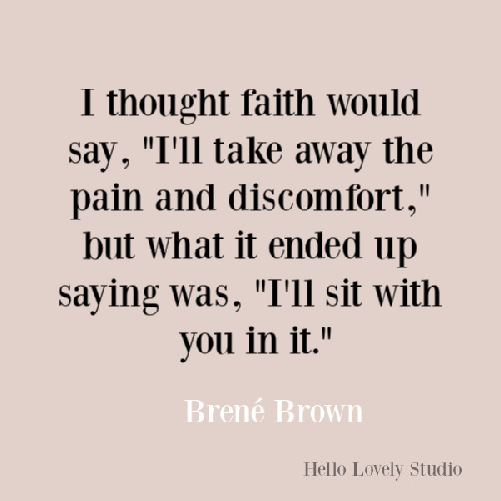 Brene Brown inspirational quote about courage, belonging, vulnerability, and integrity. #brenebrown #inspirationalquotes #wisdomquotes #selfkindness #spiritualtransformation #quotes #vulnerabilityquotes #couragequotes #selfawareness