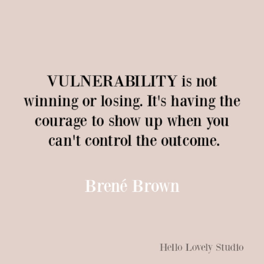 Brene Brown inspirational quote about courage, belonging, vulnerability, and integrity. #brenebrown #inspirationalquotes #wisdomquotes #selfkindness #spiritualtransformation #quotes #vulnerabilityquotes #couragequotes #selfawareness