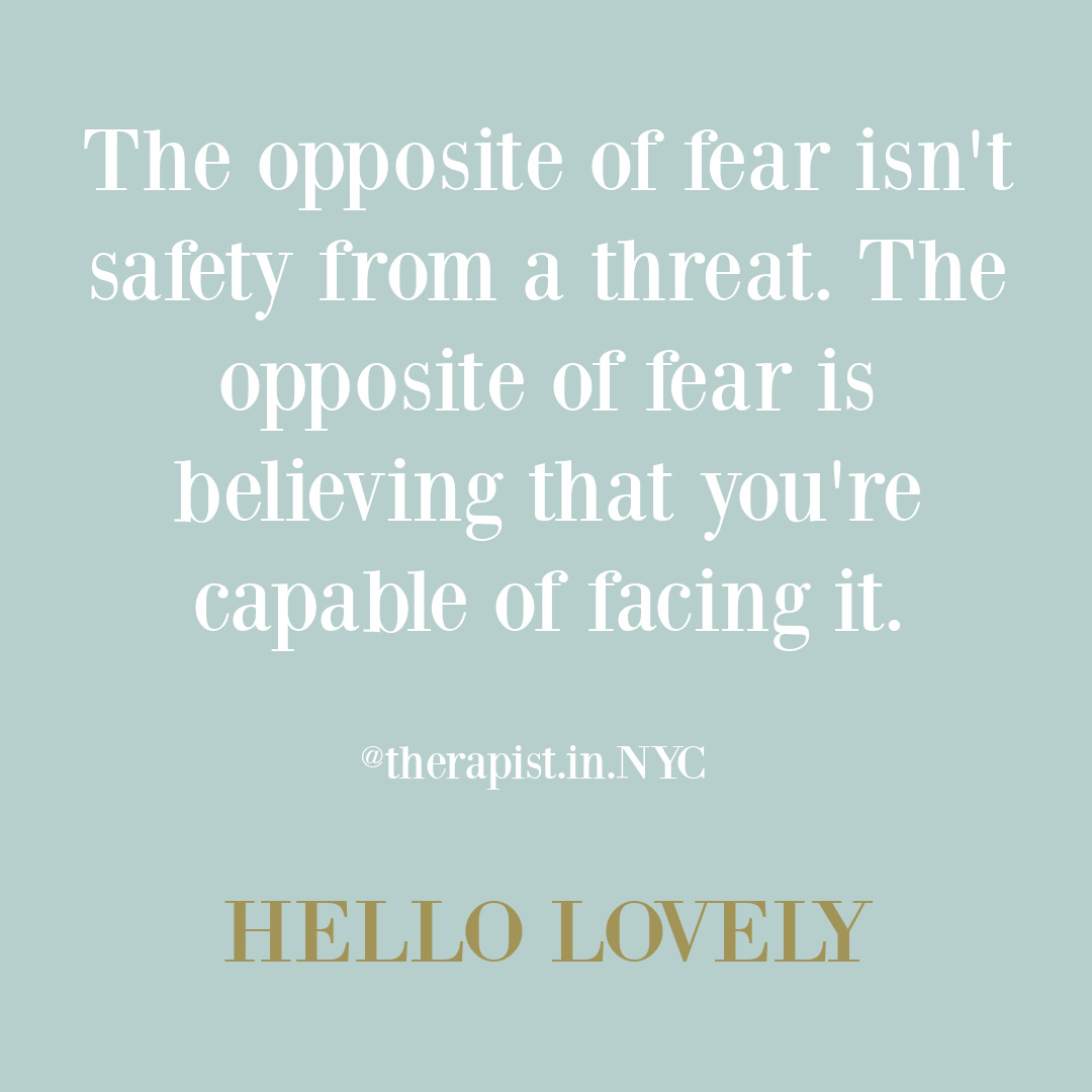 Fear quote on Hello Lovely Studio. #fearquotes #strugglequotes #encouragementquotes