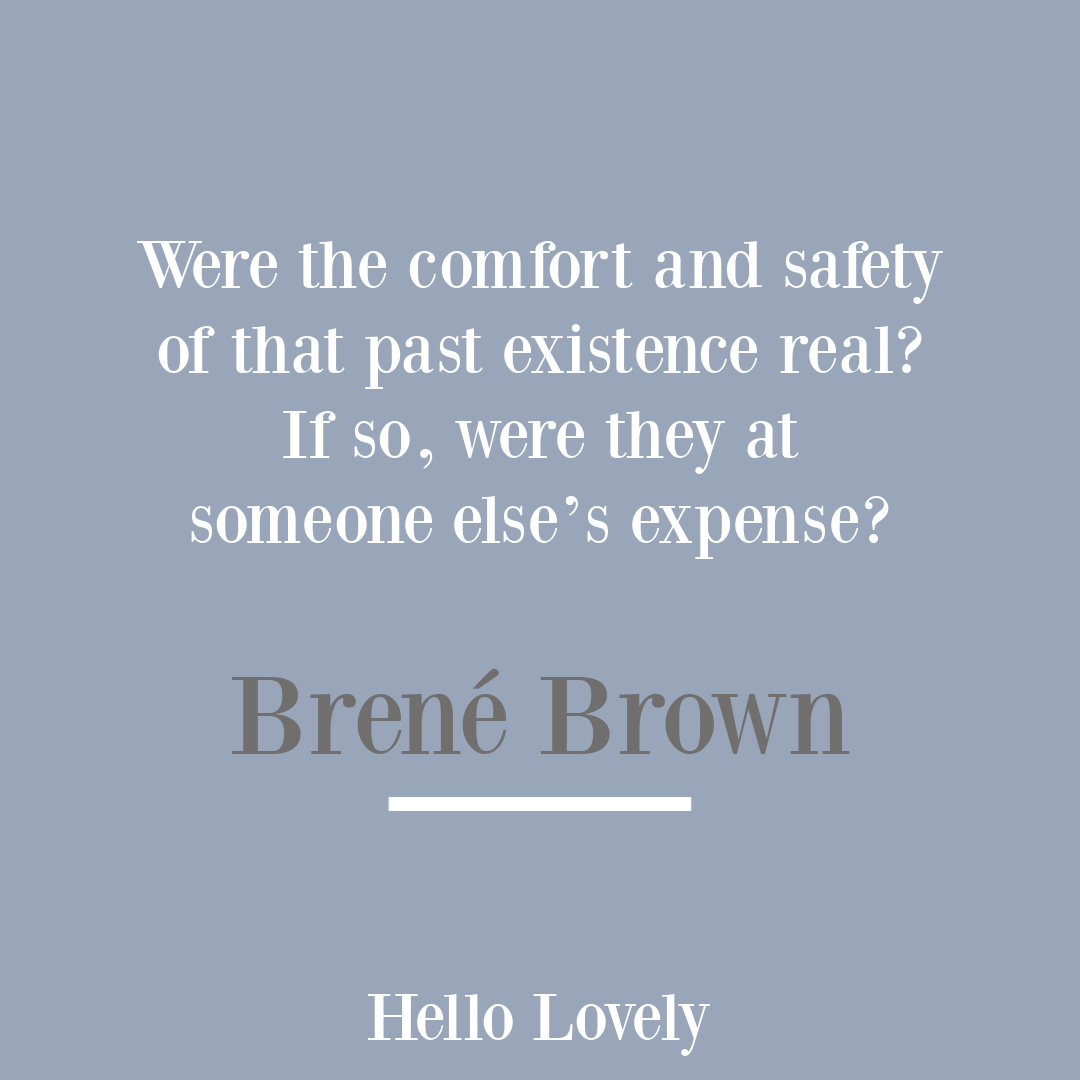 Atlas of the Heart Brené Brown quote about empathy, courage, boundaries and emotion on Hello Lovely Studio. #brenebrownquotes