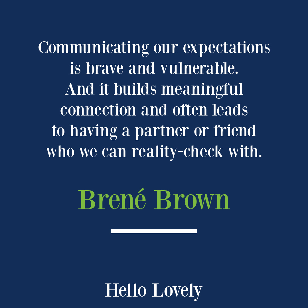 Atlas of the Heart Brené Brown quote about empathy, courage, boundaries and emotion on Hello Lovely Studio. #brenebrownquotes