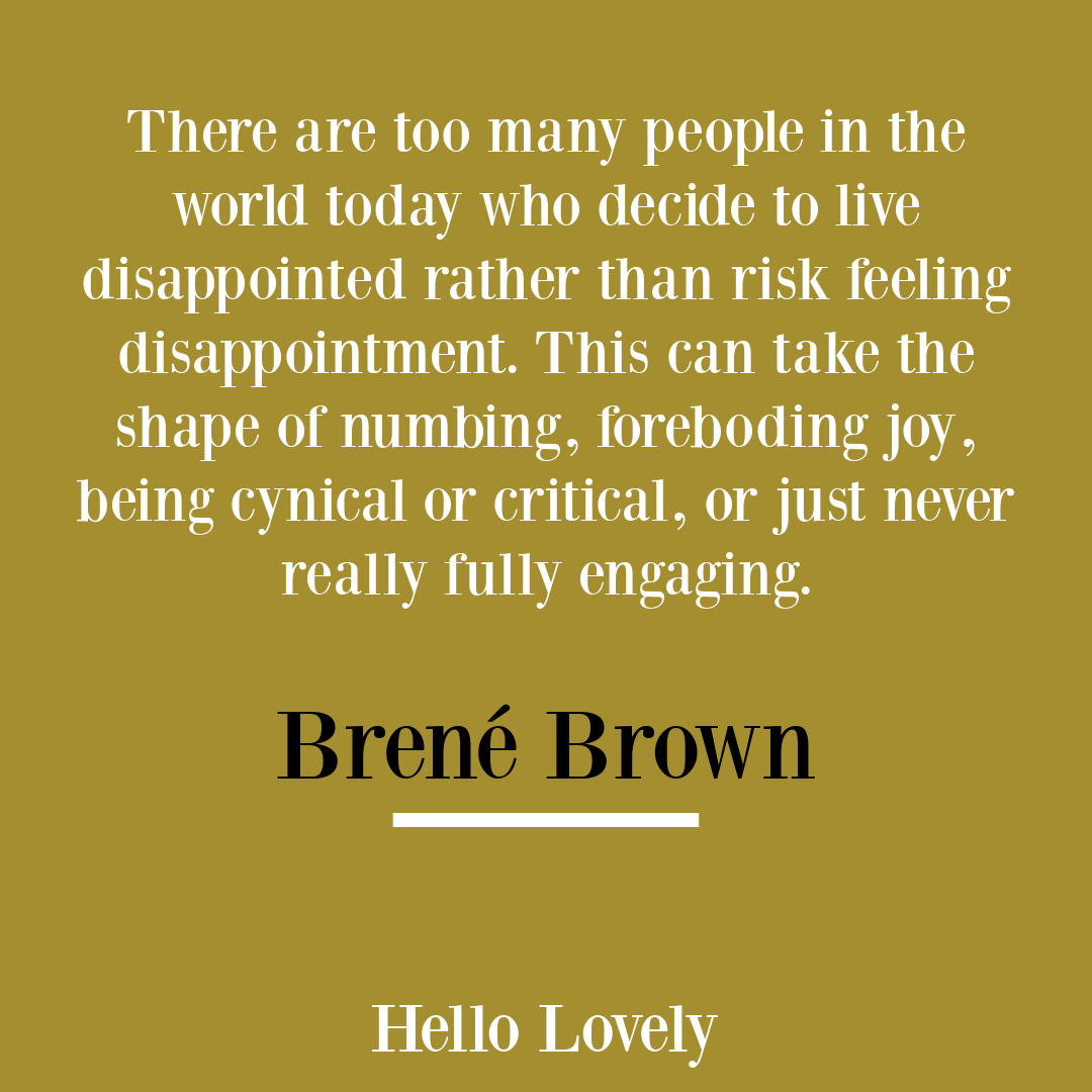 Atlas of the Heart Brené Brown quote about empathy, courage, boundaries and emotion on Hello Lovely Studio. #brenebrownquotes