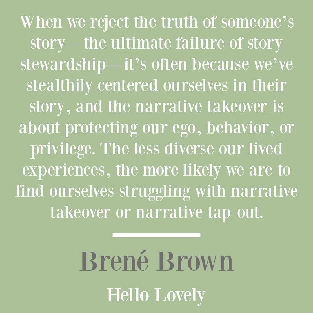 Atlas of the Heart Brené Brown quote about empathy, courage, boundaries and emotion on Hello Lovely Studio. #brenebrownquotes