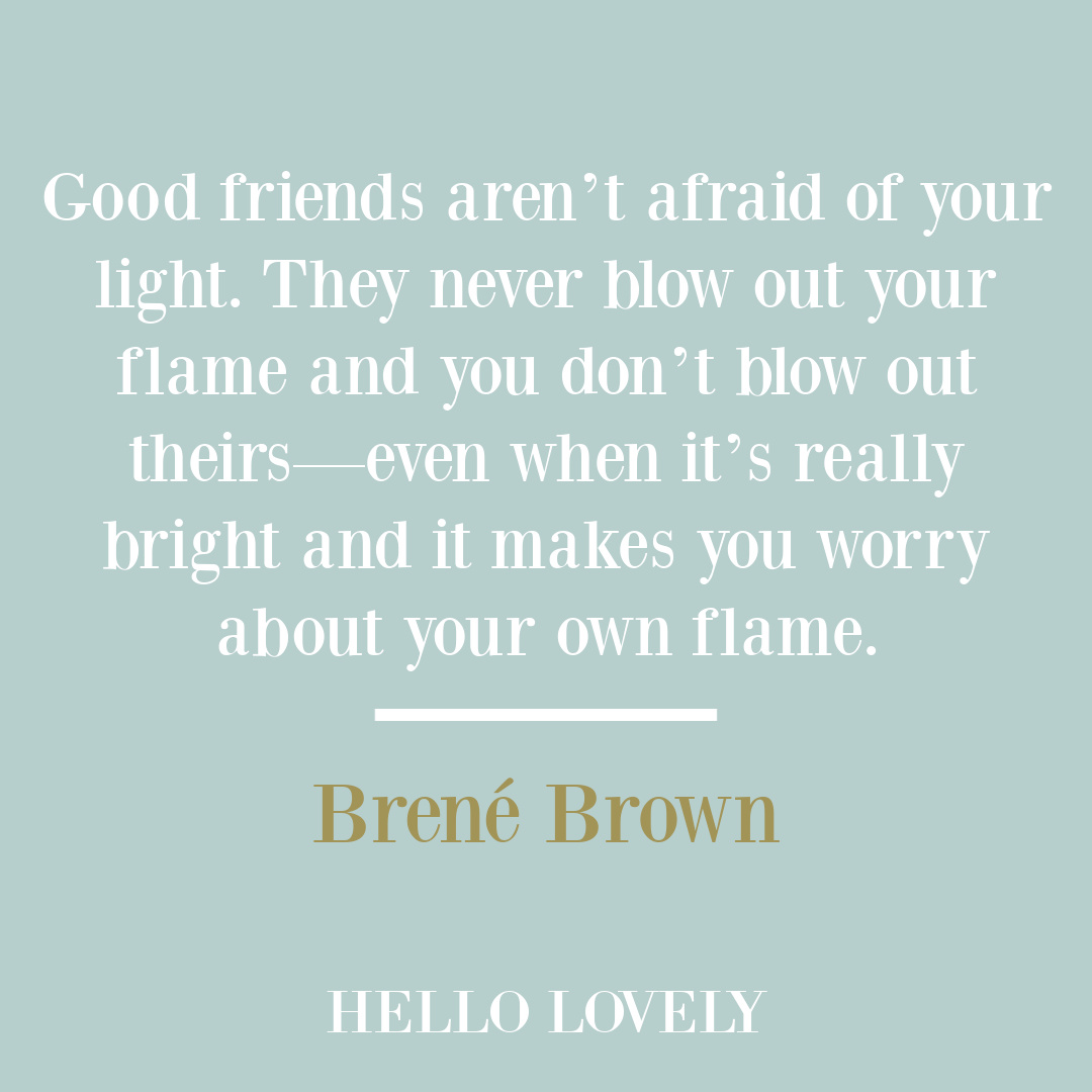 Atlas of the Heart Brené Brown quote about empathy, courage, boundaries and emotion on Hello Lovely Studio. #brenebrownquotes