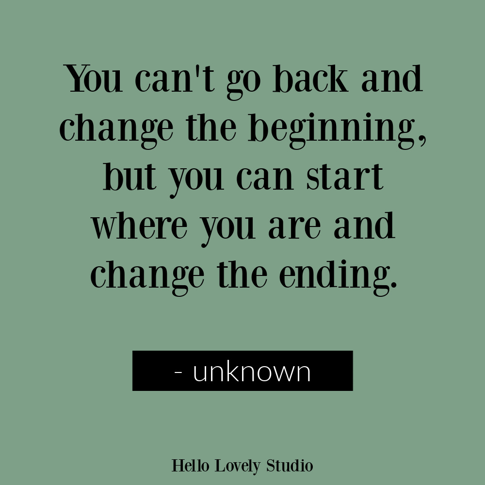 Hope quote about changing the ending - unknown author. #hopequotes