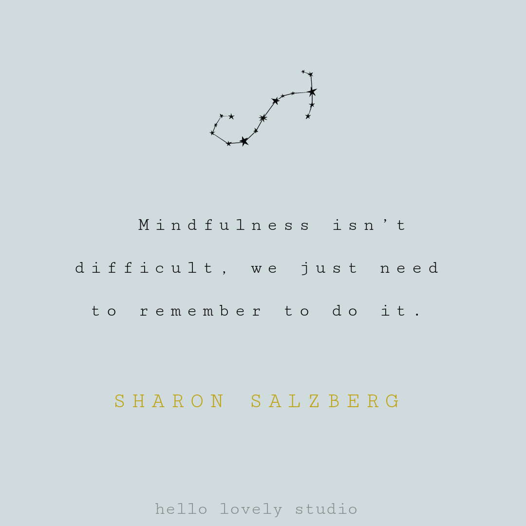Zen quote for mindfulness, peace, and greater awareness on Hello Lovely Studio. #zenquotes #mindfulnessquotes