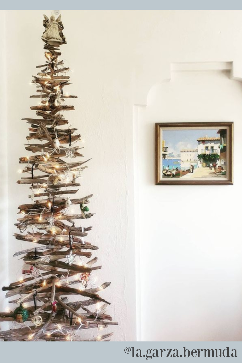 Driftwood Christmas tree. #driftwoodtree #christmastrees