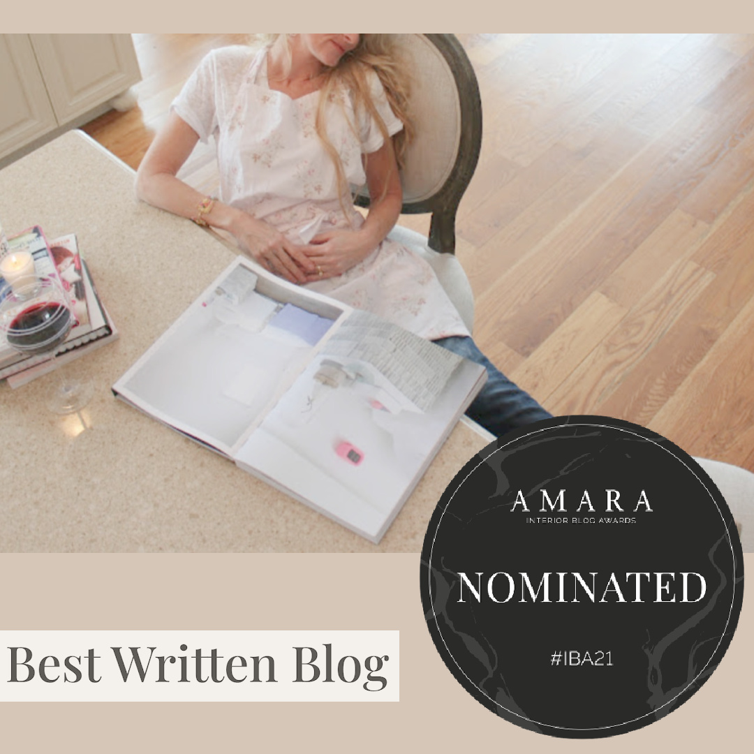 Hello Lovely is nominated for Best Written Blog - Amara Interior Blog Awards. Please vote!
