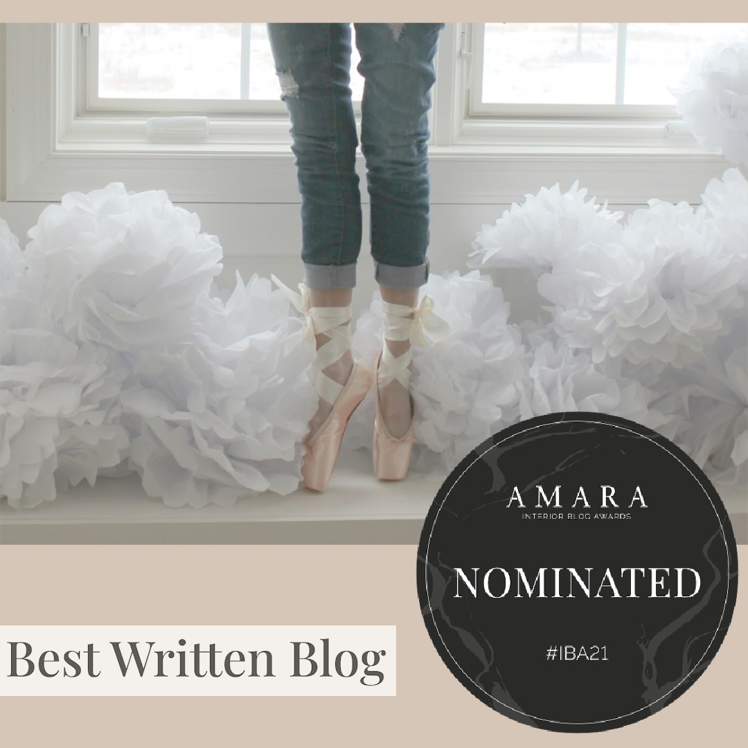 Hello Lovely nominated for Best Written Blog - Amara Interior Blog Awards, 2021. #blogawards #amaraiba #interiorblogawards