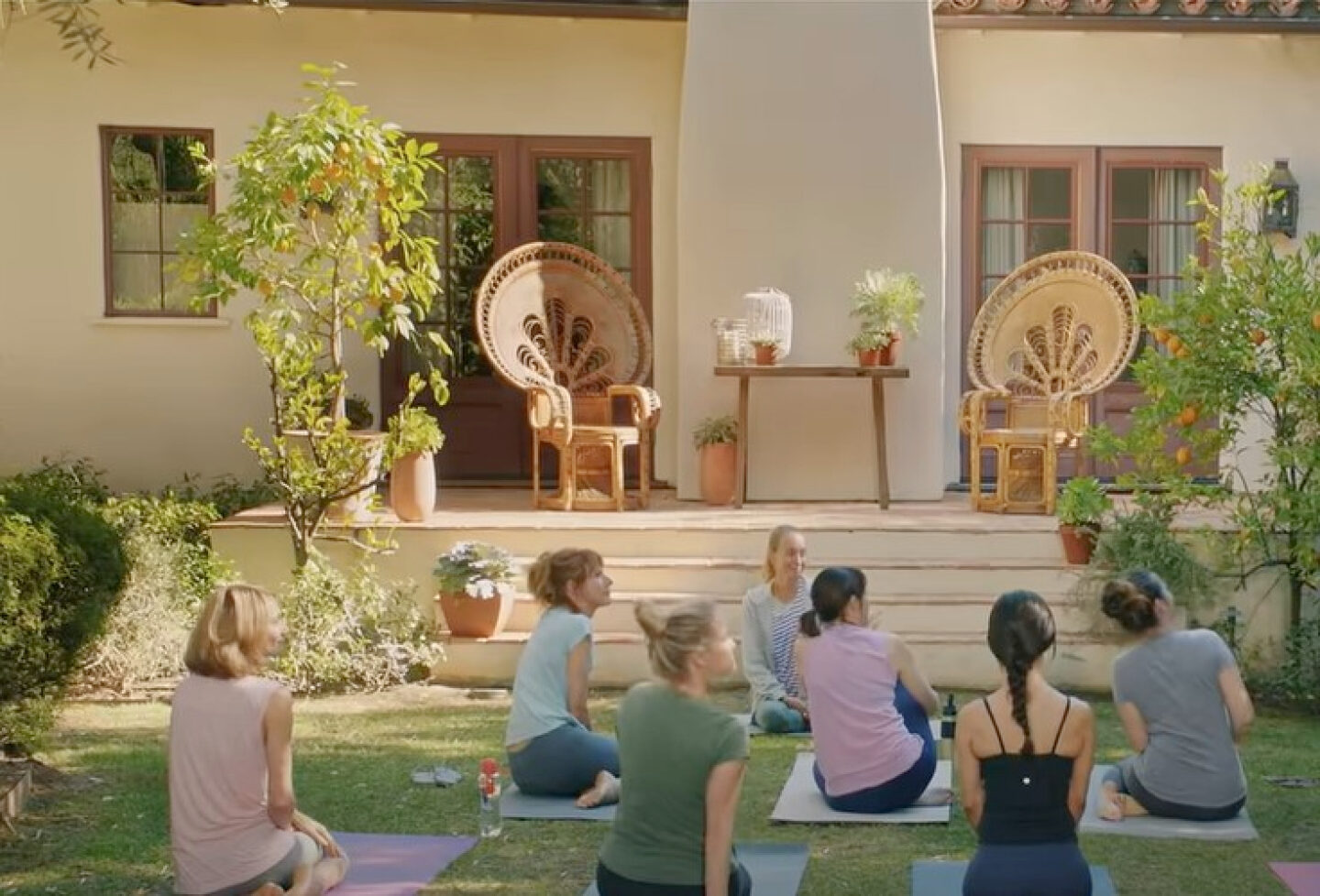 Reese Witherspoon Home Again movie house - a Spanish style cottage. #homeagainmovie