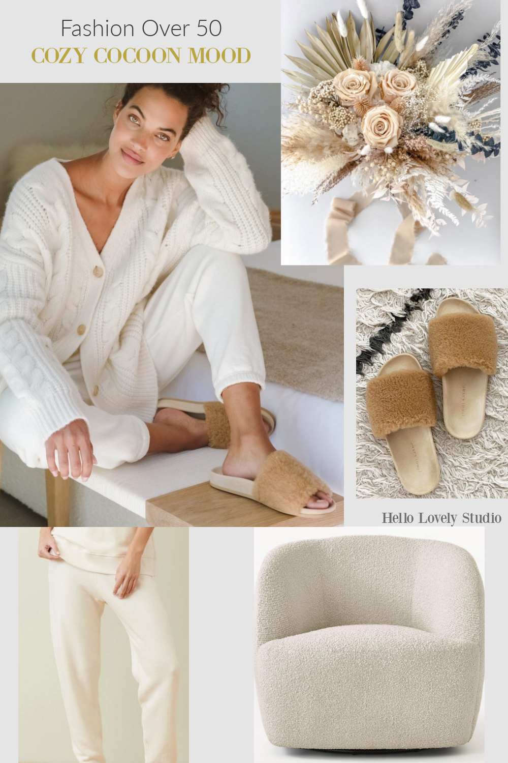 Fashion Over 50 Cozy Cocoon Mood on Hello Lovely Studio. #fallfashion #knitwear #fashionover50