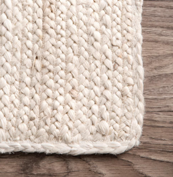 Nuloom Rigo Jute White Area Rug 