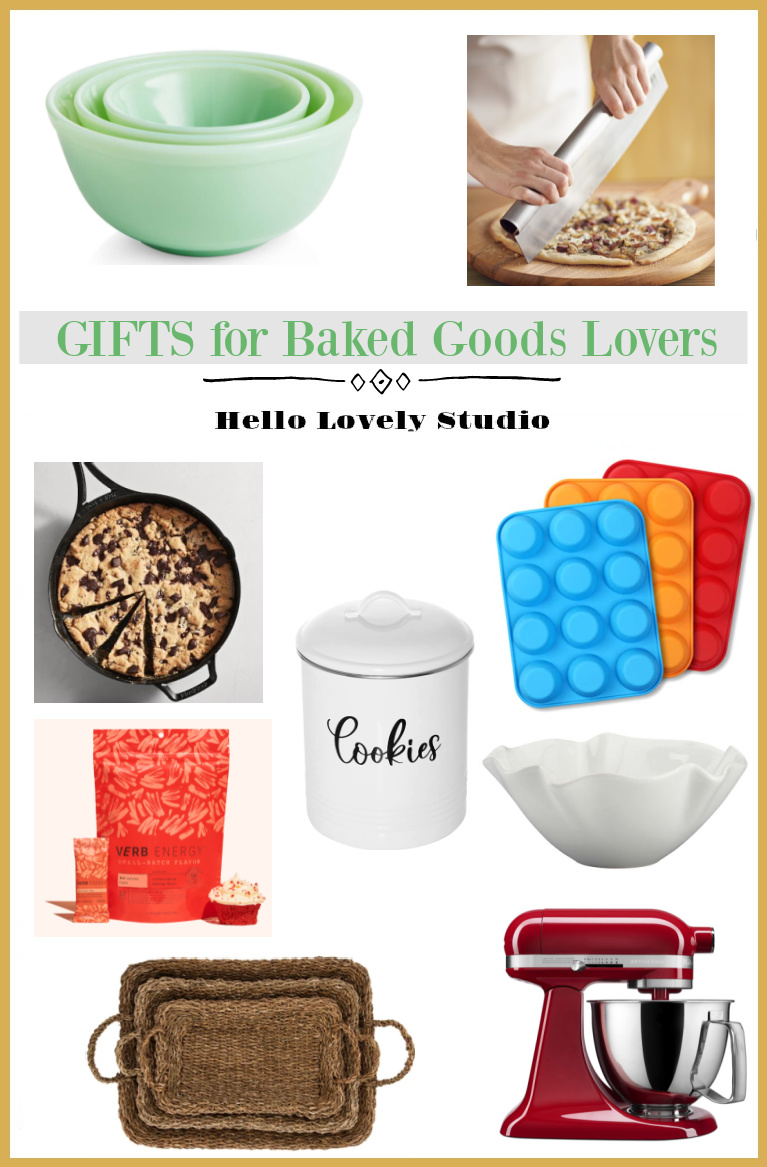 Gifts for Baked Goods Lovers - Hello Lovely Studio. #bakedgoods #giftguide #bakinglovers