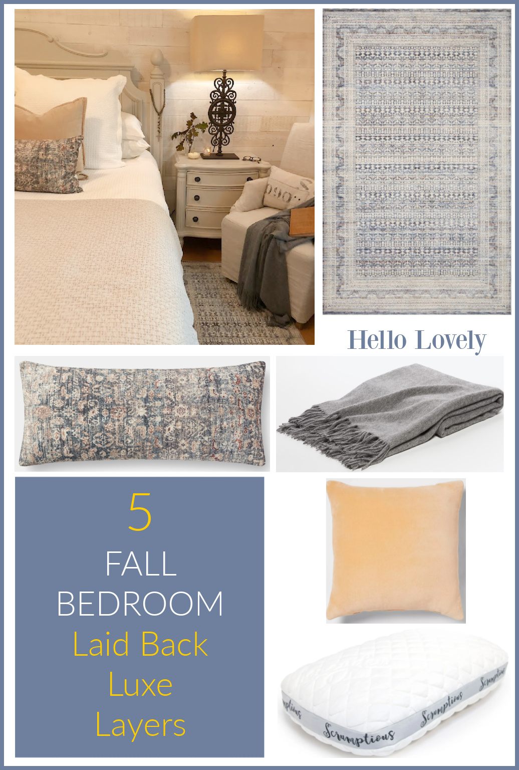 Fall Bedroom: 5 Layers