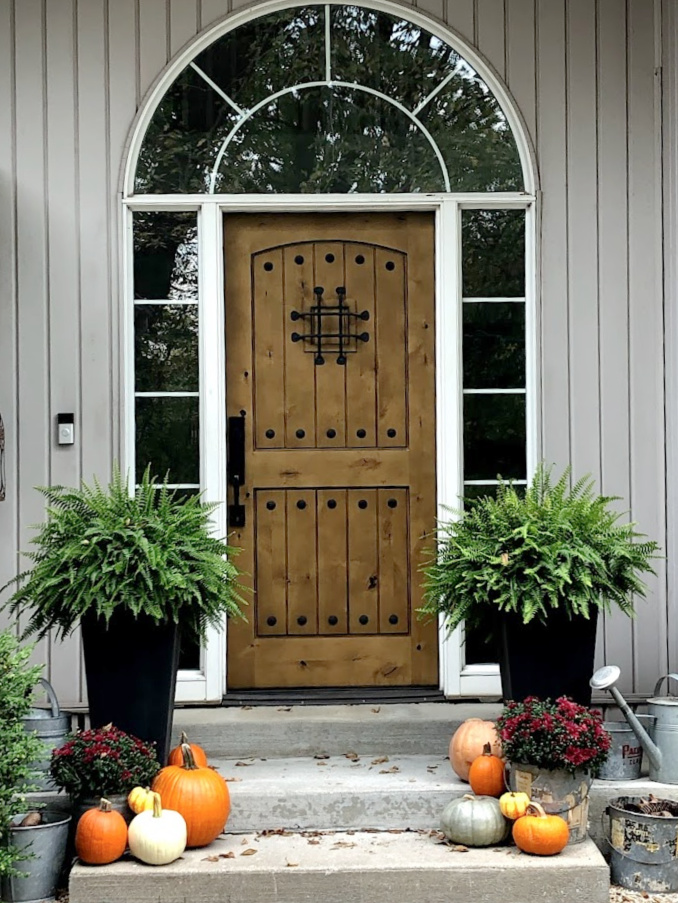 Hello Lovely Studio fall porch.