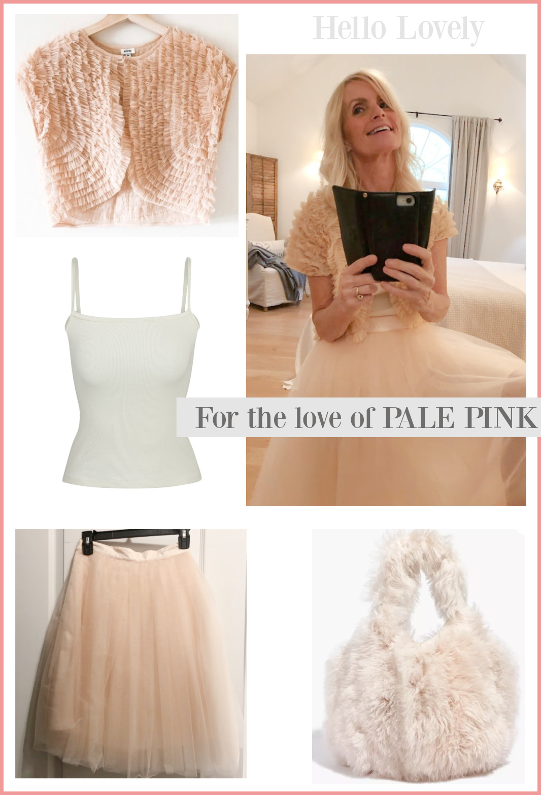 Hello Lovely for the love of pale pink - hellolovelystudio. #blushpink #getthelook #fashion