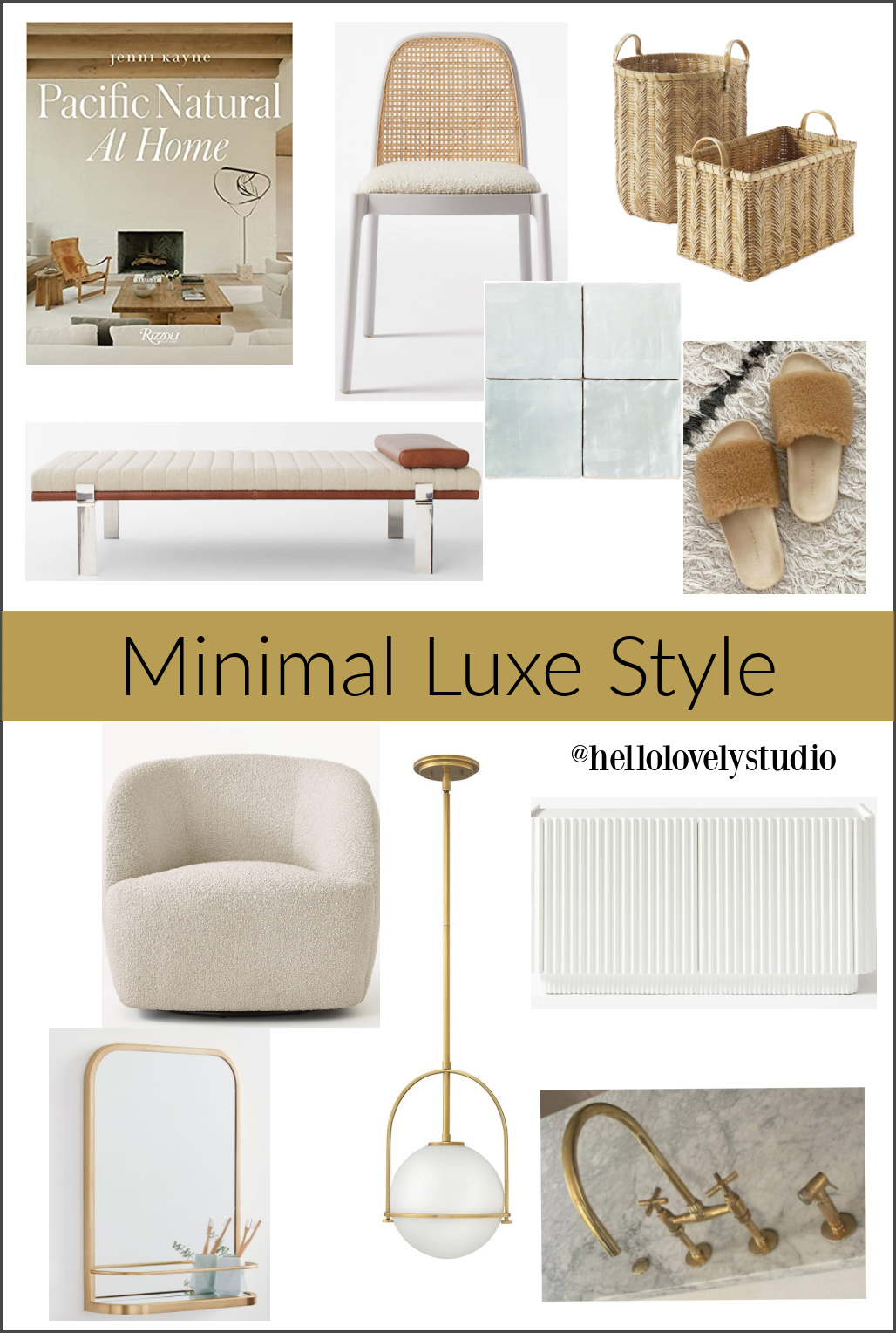 Minimal luxe style get the look on Hello Lovely Studio! #shopthelook #minimalluxe
