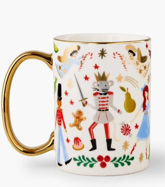 Nutcracker Christmas mug - Rifle Paper Co. #nutcracker #christmasdecor