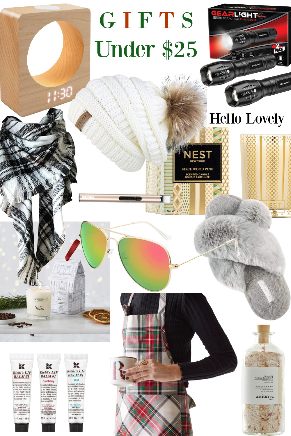 Gifts Under $25 from Hello Lovely - find something special at a friendly price for holiday gift and stocking stuffer shopping!