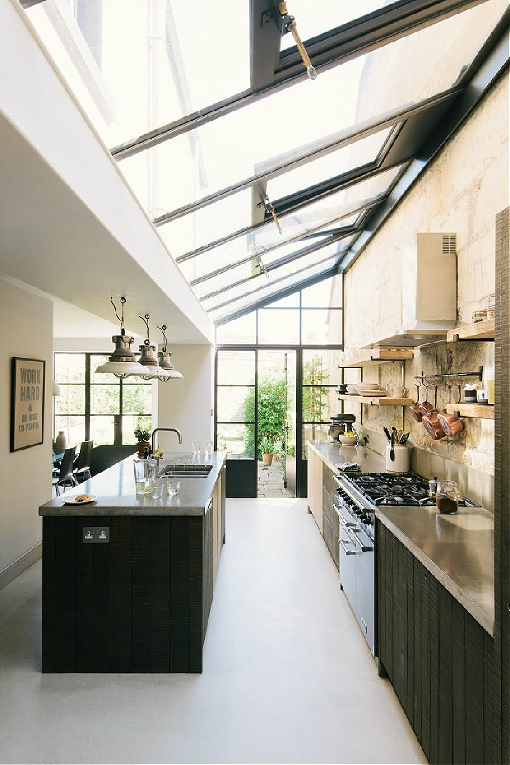 Award winning rustic English country kitchen design by deVOL with Sebastian Cox cabinets handmade in Leicestershire from English beech. #deVOL #kitchendesign #englishcountry #rustickitchen #bespokekitchen