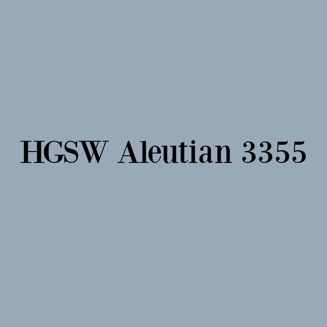 Aleutian paint color (HGSW 3355) is a tranquil sophisticated blue-gray. #aleutian #hgswaleutian #paintcolors