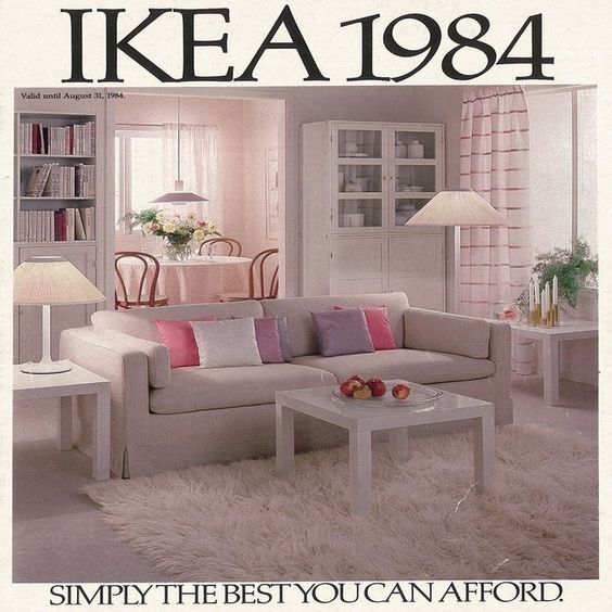 Ikea 1984 catalog cover - simply the best you can afford.