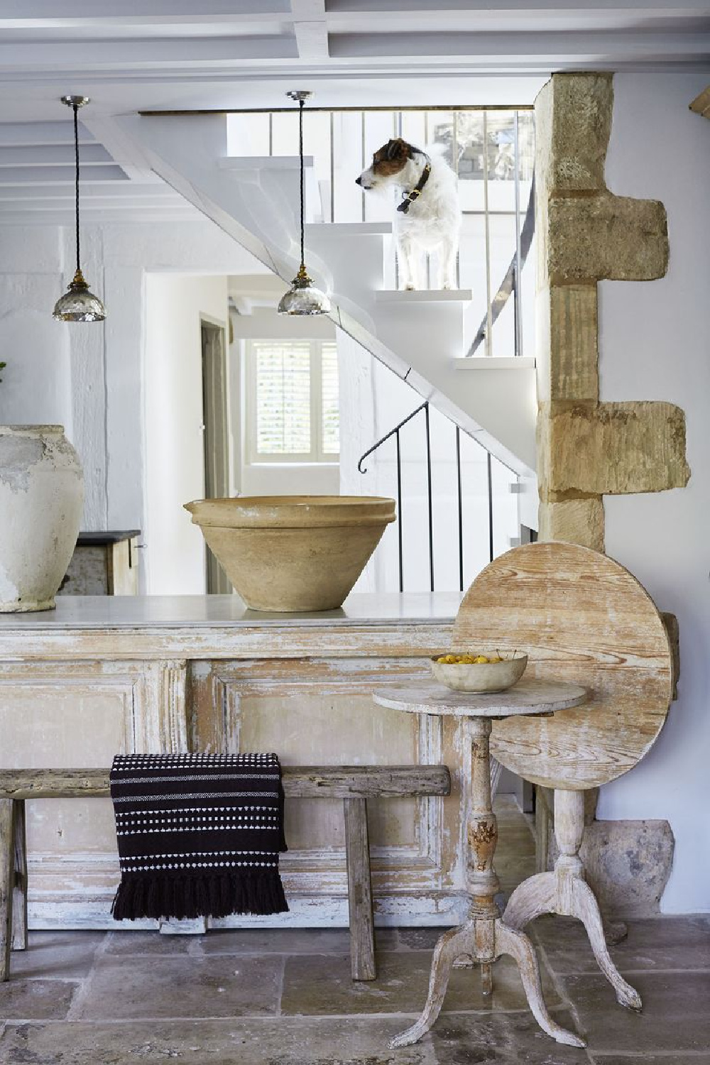 French and Swedish antiques in a Cotswolds cottage by Anton & K. #englishcottage #europeancountry #countrykitchen