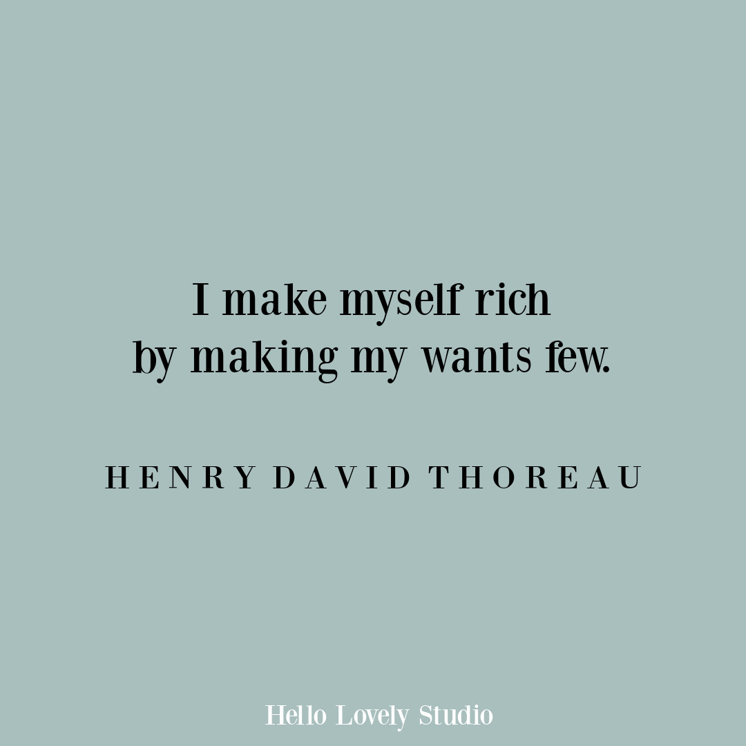 Thoreau quote about simplicity. #wisdomquote #thoreauquotes