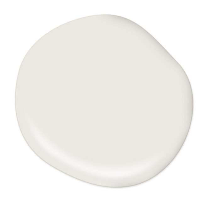 Cameo White Behr paint color swatch.