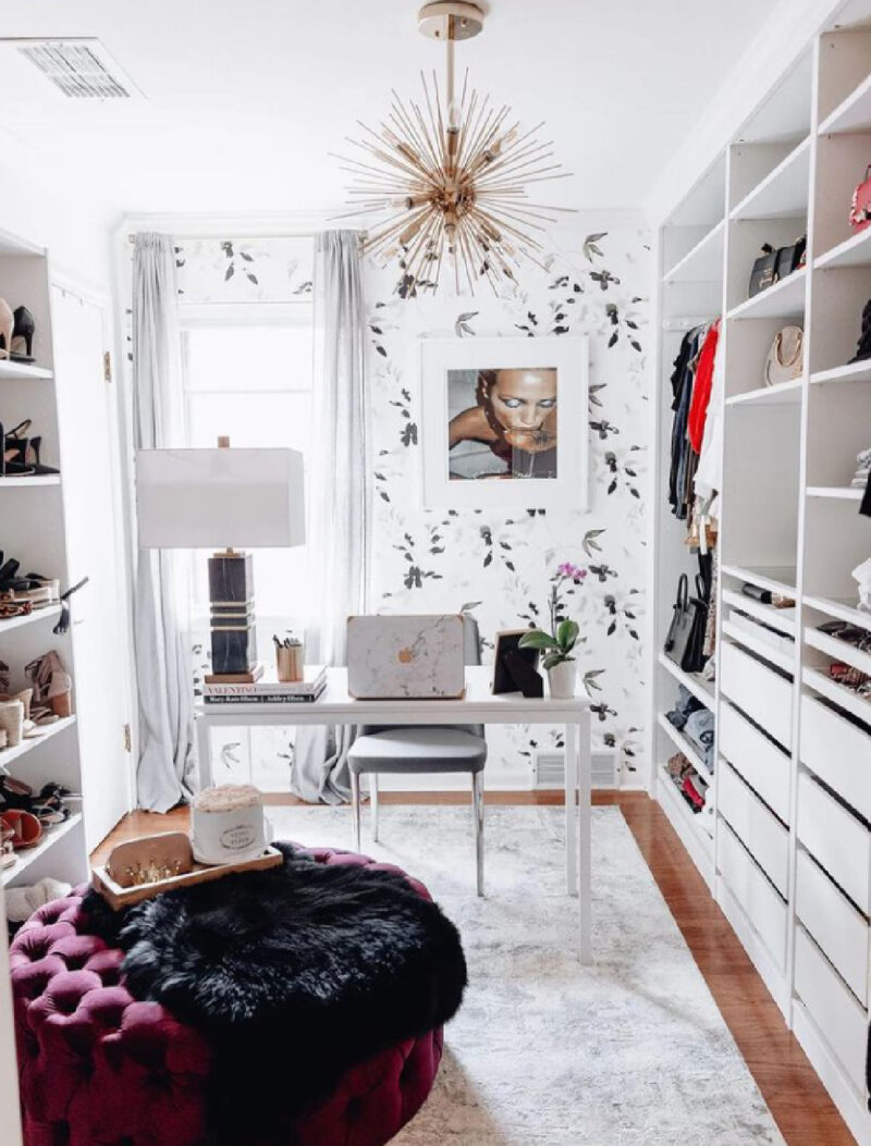 Closet Inspiration & Cloffice Ideas for a Small Spare Bedroom - Hello ...